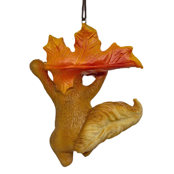 Hanging Autumnal Squirrel Christmas Tree Decoration